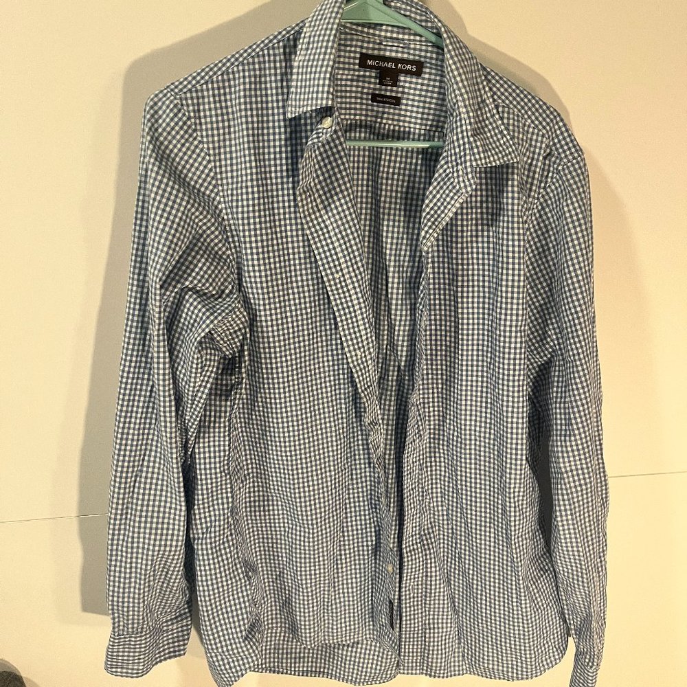 Michael Kors checkered shirt